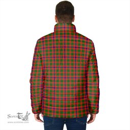 Scottish Skene Modern Clan Crest Tartan Padded Jacket with Family Crest - Tartan Plaid Jacket ScotsTee Shop - Tartan Plaid - scotstee.com