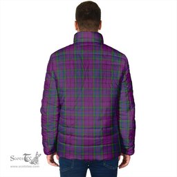 Scottish Wardlaw Clan Crest Tartan Padded Jacket with Family Crest - Tartan Plaid Jacket ScotsTee Shop - Tartan Plaid - scotstee.com