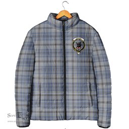 Scottish Tweedie Clan Crest Tartan Padded Jacket with Family Crest - Tartan Plaid Jacket ScotsTee Shop - Tartan Plaid - scotstee.com