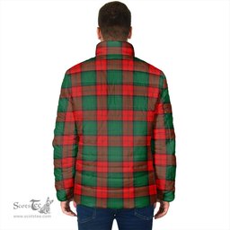 Scottish Stewart Atholl Modern Clan Crest Tartan Padded Jacket with Family Crest - Tartan Plaid Jacket ScotsTee Shop - Tartan Plaid - scotstee.com