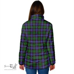 Scottish Russell Modern Clan Crest Tartan Padded Jacket with Family Crest - Tartan Plaid Jacket ScotsTee Shop - Tartan Plaid - scotstee.com