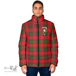 Scottish Stewart of Appin Modern Clan Crest Tartan Padded Jacket with Family Crest - Tartan Plaid Jacket ScotsTee Shop - Tartan Plaid - scotstee.com