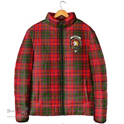 Scottish Stewart of Appin Modern Clan Crest Tartan Padded Jacket with Family Crest - Tartan Plaid Jacket ScotsTee Shop - Tartan Plaid - scotstee.com