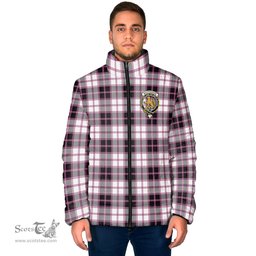 Scottish MacPherson Hunting Modern Clan Crest Tartan Padded Jacket with Family Crest - Tartan Plaid Jacket ScotsTee Shop - Tartan Plaid - scotstee.com