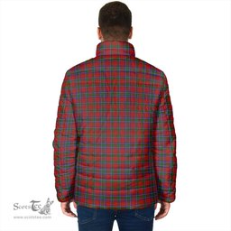Scottish Sinclair Clan Crest Tartan Padded Jacket with Family Crest - Tartan Plaid Jacket ScotsTee Shop - Tartan Plaid - scotstee.com