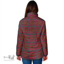 Scottish Sinclair Clan Crest Tartan Padded Jacket with Family Crest - Tartan Plaid Jacket ScotsTee Shop - Tartan Plaid - scotstee.com
