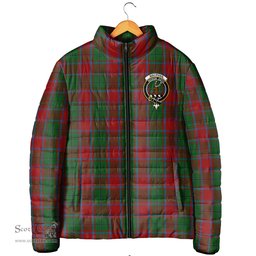 Scottish MacPhail Blue Bands Clan Crest Tartan Padded Jacket with Family Crest - Tartan Plaid Jacket ScotsTee Shop - Tartan Plaid - scotstee.com