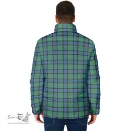 Scottish Sinclair Hunting Ancient Clan Crest Tartan Padded Jacket with Family Crest - Tartan Plaid Jacket ScotsTee Shop - Tartan Plaid - scotstee.com