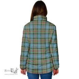 Scottish Paisley Clan Crest Tartan Padded Jacket with Family Crest - Tartan Plaid Jacket ScotsTee Shop - Tartan Plaid - scotstee.com