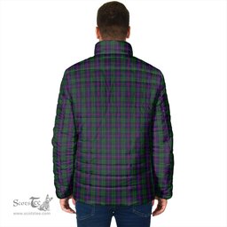 Scottish Urquhart Clan Crest Tartan Padded Jacket with Family Crest - Tartan Plaid Jacket ScotsTee Shop - Tartan Plaid - scotstee.com