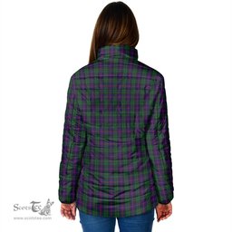 Scottish Urquhart Clan Crest Tartan Padded Jacket with Family Crest - Tartan Plaid Jacket ScotsTee Shop - Tartan Plaid - scotstee.com