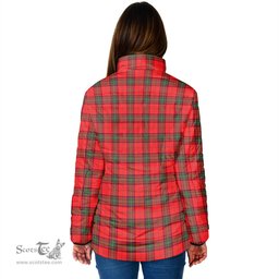 Scottish Seton Modern Clan Crest Tartan Padded Jacket with Family Crest - Tartan Plaid Jacket ScotsTee Shop - Tartan Plaid - scotstee.com