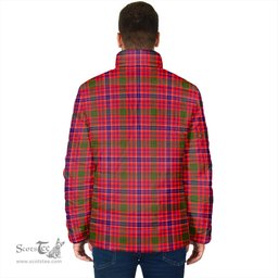 Scottish MacRae Modern Clan Crest Tartan Padded Jacket with Family Crest - Tartan Plaid Jacket ScotsTee Shop - Tartan Plaid - scotstee.com