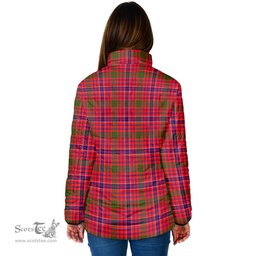 Scottish MacRae Modern Clan Crest Tartan Padded Jacket with Family Crest - Tartan Plaid Jacket ScotsTee Shop - Tartan Plaid - scotstee.com