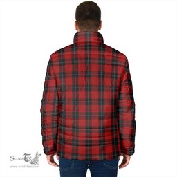 Scottish Ramsay Clan Crest Tartan Padded Jacket with Family Crest - Tartan Plaid Jacket ScotsTee Shop - Tartan Plaid - scotstee.com