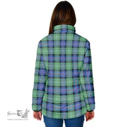 Scottish Sutherland Ancient Clan Crest Tartan Padded Jacket with Family Crest - Tartan Plaid Jacket ScotsTee Shop - Tartan Plaid - scotstee.com