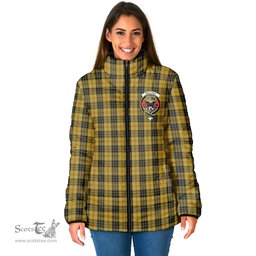 Scottish MacLeod Clan Crest Tartan Padded Jacket with Family Crest - Tartan Plaid Jacket ScotsTee Shop - Tartan Plaid - scotstee.com