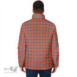 Scottish Sinclair Ancient Clan Crest Tartan Padded Jacket with Family Crest - Tartan Plaid Jacket ScotsTee Shop - Tartan Plaid - scotstee.com