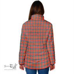 Scottish Sinclair Ancient Clan Crest Tartan Padded Jacket with Family Crest - Tartan Plaid Jacket ScotsTee Shop - Tartan Plaid - scotstee.com