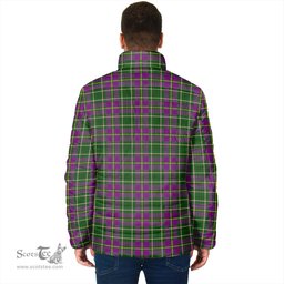 Scottish Taylor Clan Crest Tartan Padded Jacket with Family Crest - Tartan Plaid Jacket ScotsTee Shop - Tartan Plaid - scotstee.com