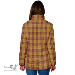 Scottish MacMillan Dress Clan Crest Tartan Padded Jacket with Family Crest - Tartan Plaid Jacket ScotsTee Shop - Tartan Plaid - scotstee.com