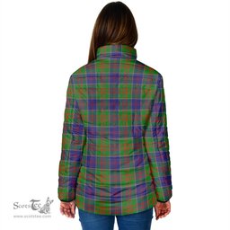Scottish Stewart of Appin Hunting Modern Clan Crest Tartan Padded Jacket with Family Crest - Tartan Plaid Jacket ScotsTee Shop - Tartan Plaid - scotstee.com