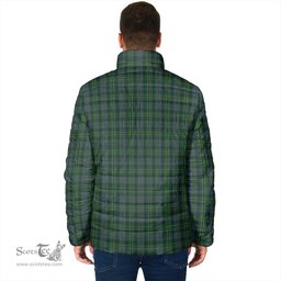 Scottish Scott Hunting Clan Crest Tartan Padded Jacket with Family Crest - Tartan Plaid Jacket ScotsTee Shop - Tartan Plaid - scotstee.com