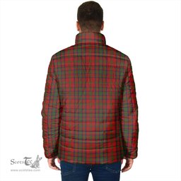 Scottish Matheson Dress Clan Crest Tartan Padded Jacket with Family Crest - Tartan Plaid Jacket ScotsTee Shop - Tartan Plaid - scotstee.com