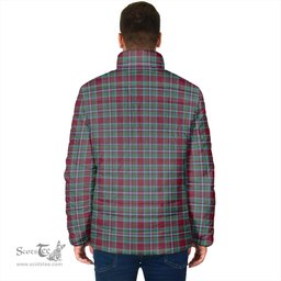 Scottish Spens (Spence) Clan Crest Tartan Padded Jacket with Family Crest - Tartan Plaid Jacket ScotsTee Shop - Tartan Plaid - scotstee.com