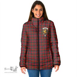 Scottish Nicolson Clan Crest Tartan Padded Jacket with Family Crest - Tartan Plaid Jacket ScotsTee Shop - Tartan Plaid - scotstee.com