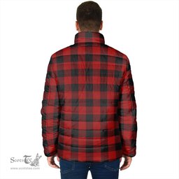 Scottish Rob Roy Macgregor Clan Crest Tartan Padded Jacket with Family Crest - Tartan Plaid Jacket ScotsTee Shop - Tartan Plaid - scotstee.com