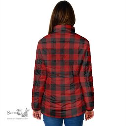 Scottish Rob Roy Macgregor Clan Crest Tartan Padded Jacket with Family Crest - Tartan Plaid Jacket ScotsTee Shop - Tartan Plaid - scotstee.com