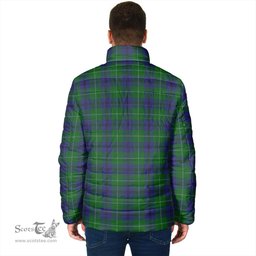 Scottish Oliphant Clan Crest Tartan Padded Jacket with Family Crest - Tartan Plaid Jacket ScotsTee Shop - Tartan Plaid - scotstee.com