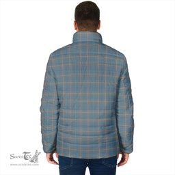 Scottish McKerrell of Hillhouse Dress Clan Crest Tartan Padded Jacket with Family Crest - Tartan Plaid Jacket ScotsTee Shop - Tartan Plaid - scotstee.com