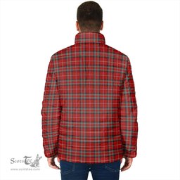 Scottish Stuart of Bute Clan Crest Tartan Padded Jacket with Family Crest - Tartan Plaid Jacket ScotsTee Shop - Tartan Plaid - scotstee.com