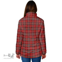 Scottish Stuart of Bute Clan Crest Tartan Padded Jacket with Family Crest - Tartan Plaid Jacket ScotsTee Shop - Tartan Plaid - scotstee.com