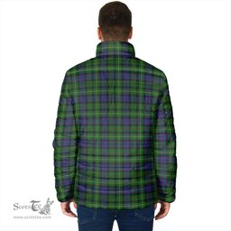 Scottish Rollo Clan Crest Tartan Padded Jacket with Family Crest - Tartan Plaid Jacket ScotsTee Shop - Tartan Plaid - scotstee.com