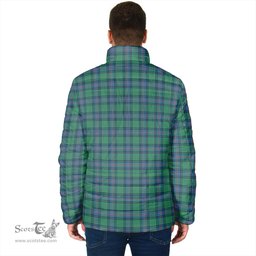 Scottish Shaw Ancient Clan Crest Tartan Padded Jacket with Family Crest - Tartan Plaid Jacket ScotsTee Shop - Tartan Plaid - scotstee.com