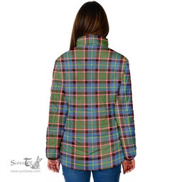 Scottish Norvel Clan Crest Tartan Padded Jacket with Family Crest - Tartan Plaid Jacket ScotsTee Shop - Tartan Plaid - scotstee.com