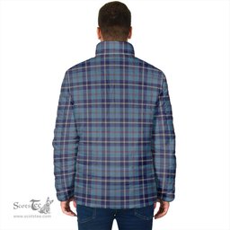 Scottish MacRaes of America Clan Crest Tartan Padded Jacket with Family Crest - Tartan Plaid Jacket ScotsTee Shop - Tartan Plaid - scotstee.com
