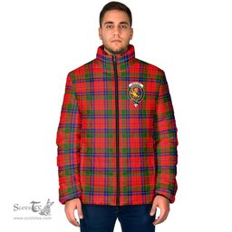 Scottish Nicolson Modern Clan Crest Tartan Padded Jacket with Family Crest - Tartan Plaid Jacket ScotsTee Shop - Tartan Plaid - scotstee.com