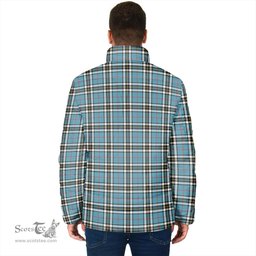 Scottish Thomson Clan Crest Tartan Padded Jacket with Family Crest - Tartan Plaid Jacket ScotsTee Shop - Tartan Plaid - scotstee.com