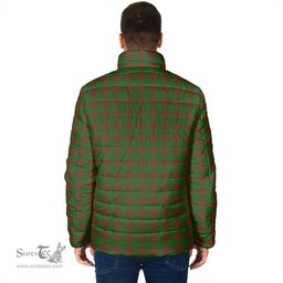 Scottish Menzies Clan Crest Tartan Padded Jacket with Family Crest - Tartan Plaid Jacket ScotsTee Shop - Tartan Plaid - scotstee.com