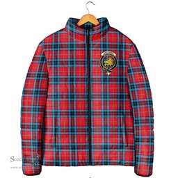 Scottish MacTavish Modern Clan Crest Tartan Padded Jacket with Family Crest - Tartan Plaid Jacket ScotsTee Shop - Tartan Plaid - scotstee.com