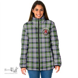 Scottish MacNaughton Dress Clan Crest Tartan Padded Jacket with Family Crest - Tartan Plaid Jacket ScotsTee Shop - Tartan Plaid - scotstee.com