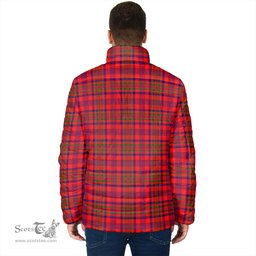 Scottish Murray of Tulloch Modern Clan Crest Tartan Padded Jacket with Family Crest - Tartan Plaid Jacket ScotsTee Shop - Tartan Plaid - scotstee.com