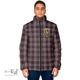 Scottish MacPherson Hunting Clan Crest Tartan Padded Jacket with Family Crest - Tartan Plaid Jacket ScotsTee Shop - Tartan Plaid - scotstee.com