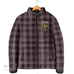 Scottish MacPherson Hunting Clan Crest Tartan Padded Jacket with Family Crest - Tartan Plaid Jacket ScotsTee Shop - Tartan Plaid - scotstee.com