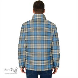 Scottish Napier Ancient Clan Crest Tartan Padded Jacket with Family Crest - Tartan Plaid Jacket ScotsTee Shop - Tartan Plaid - scotstee.com
