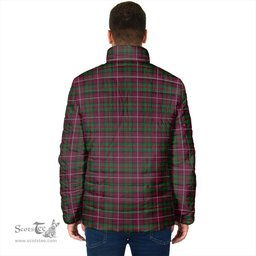 Scottish Stewart of Bute Hunting Clan Crest Tartan Padded Jacket with Family Crest - Tartan Plaid Jacket ScotsTee Shop - Tartan Plaid - scotstee.com